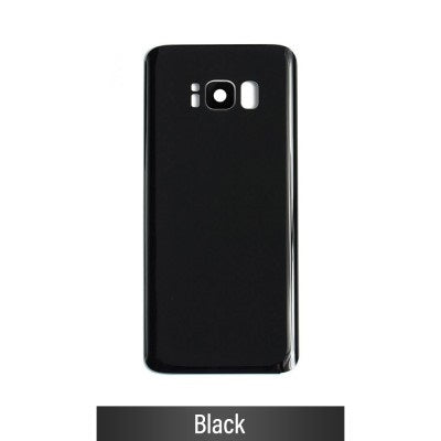 Red Rear Cover Glass For Samsung Galaxy S8 G950F-Black Red Rear Cover Glass For Samsung Galaxy S8 G950F-Black